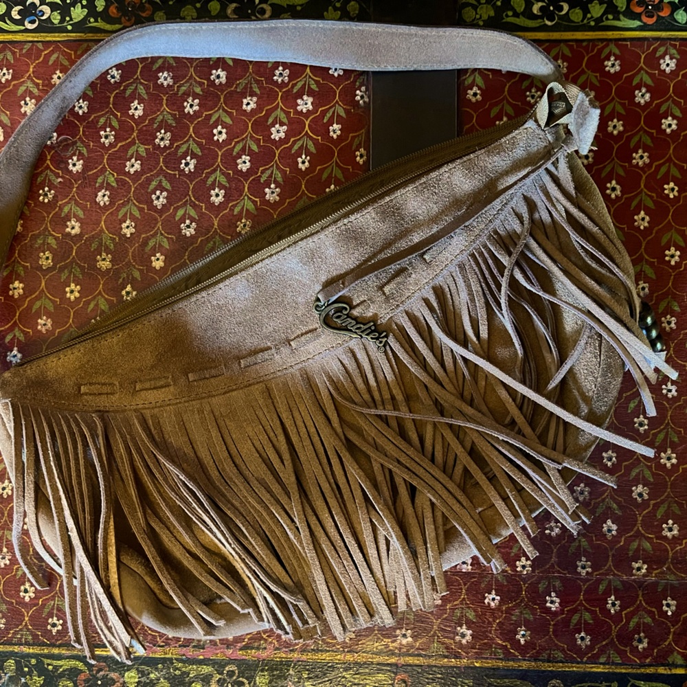 COPY - CANDIES boho hobo leather fringe handbag